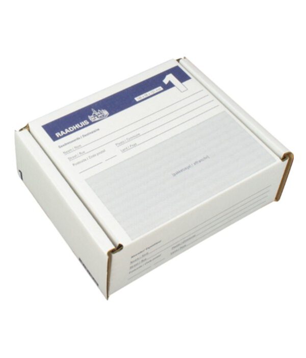 Postpakketbox nr. 1 Raadhuis 146x131x56. RD-351118; 2427536