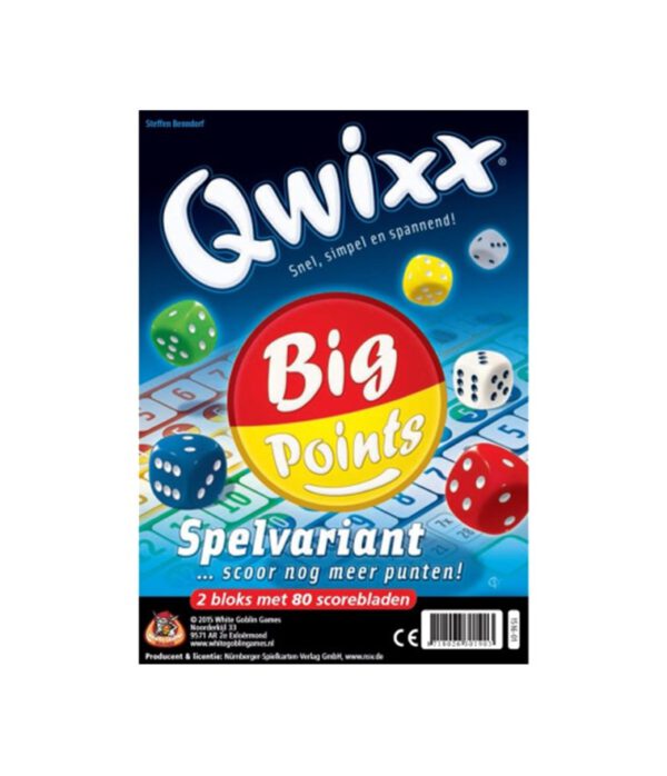 Spel Qwixx Big Points. 610-1516; 2433435
