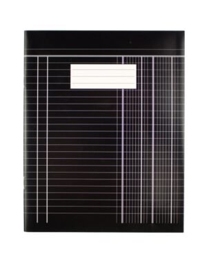 Boekhoudschrift Kangaro 40 bladzijden, 165x210mm zwart, 70gr chloorvrij papier. K-5517; 2426125
