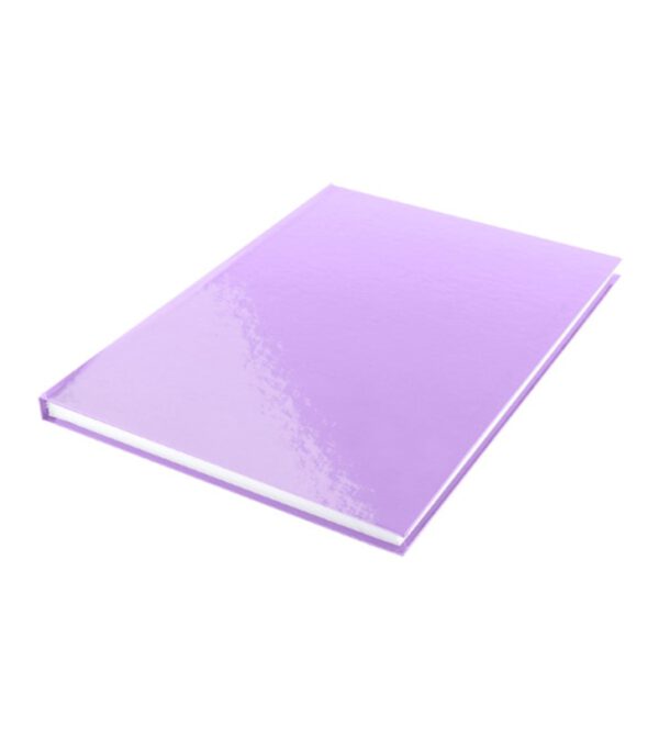 Dummyboek A4 blanco hard cover 80 blz 100grs pastel violet. K-5354