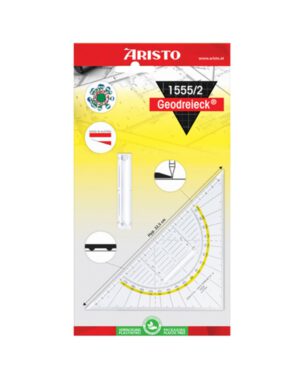 Geodriehoek 14 cm flexibel onbreekbaar Aristo. AR-1552; 2618993