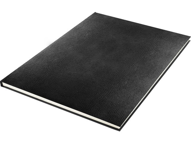 Schetsboek Kangaro A3 creme papier, 140 blz Hard cover imprint slang zwart