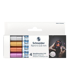 Metallic Marker Schneider Paint-it 010 0.8mm etui 4st. S-ML01011501; 2496019