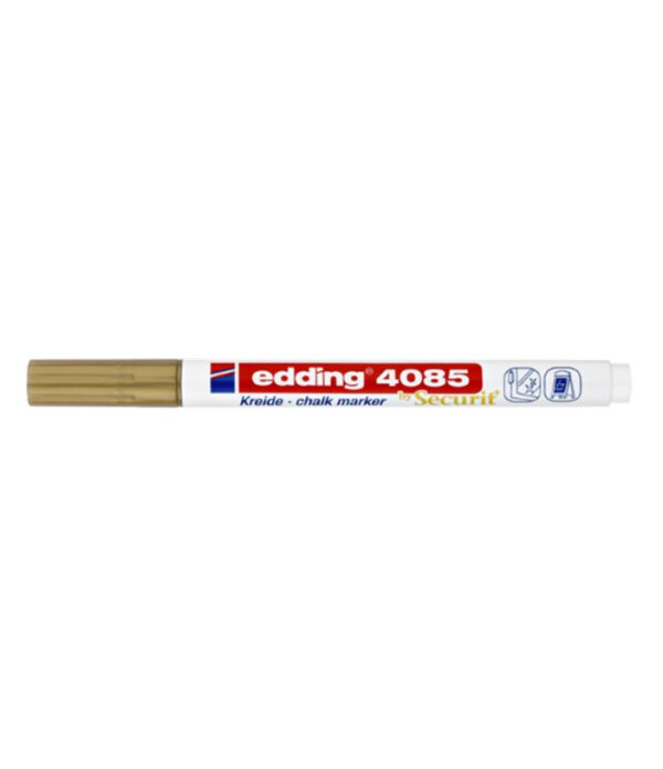 Krijtstift Edding by Securit 4085 rond 1-2mm goud. 1388973; 2351687