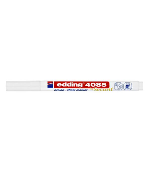 Krijtstift Edding by Securit 4085 rond 1-2mm wit. 1388958; 2351684