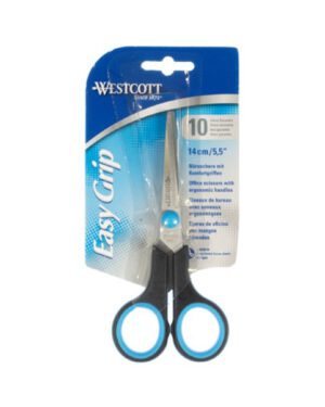 Schaar Westcott 14cm Easy Grip RVS soft grip. AC-E30250; 2429682