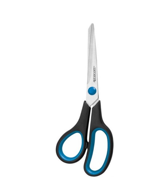 Schaar Westcott 21cm Easy soft Grip RVS Linkshandig. AC-E30282; 2429685