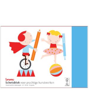 Schetsblok Bruna A4 spiraal. 792162; 2041912