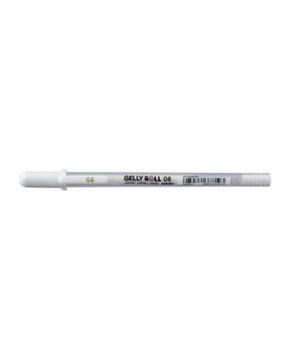 Gelschrijver Sakura Gelly Roll Basic 08 0.4mm wit. 1385338; 2278076