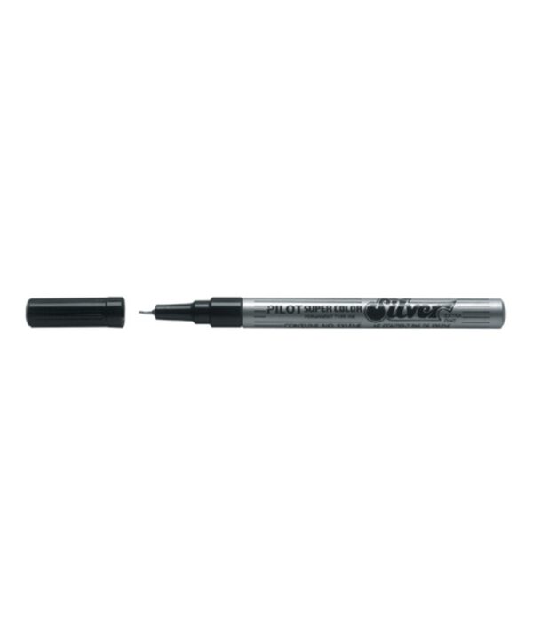 Fineliner Pilot Super zilver extra fijn 0.5mm. 623120; 2088883