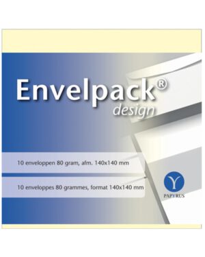 Envelop Papyrus 140x140mm ivoorwit. 170007; 2003416