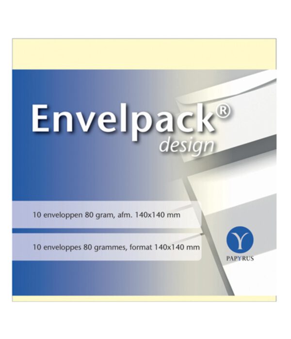 Envelop Papyrus 140x140mm ivoorwit. 170007; 2003416