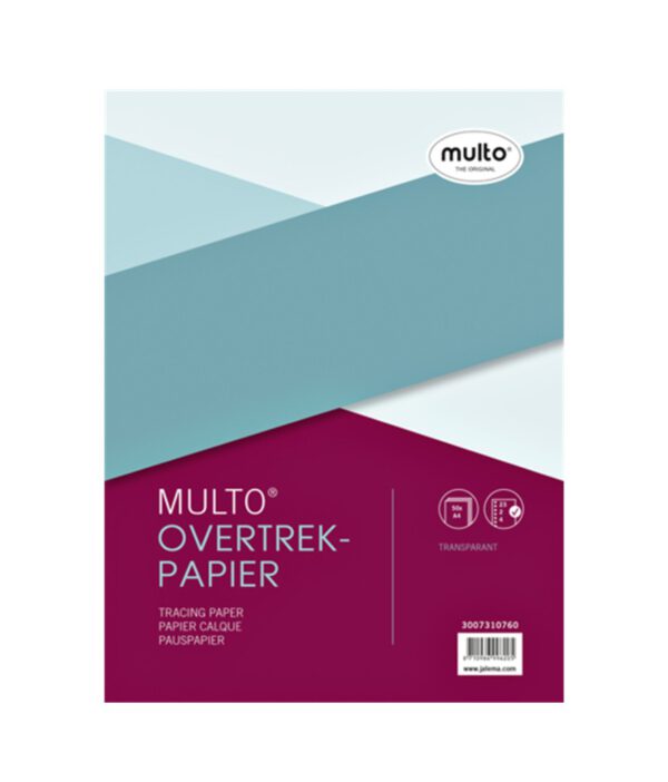 Interieur Multo overtrekpapier A4 23-gaats 50 vel. 274770; 2081614