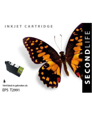 Inktcartridge SecondLife Epson 29 XL (EPS T2991) zwart.1401184; 2410868