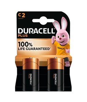 Batterij Duracell Plus 2XC. 1388153; 2310238