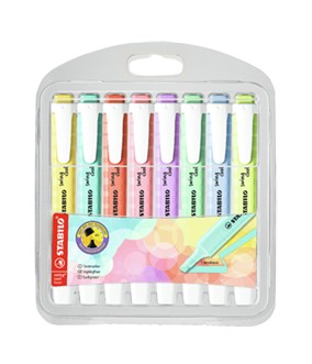 Stabilo Markeerstift Swing cool 275/8 assorti etui à 8 stuks. 1400388; 2391219