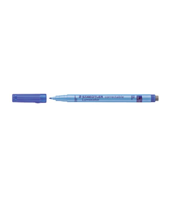 Viltstift Staedtler Lumocolor 305 non permanent correctable F blauw. 920663; 2091191
