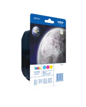 Inktcartridge Brother LC-1000RBWBP 3 kleuren. 411715; 1107274