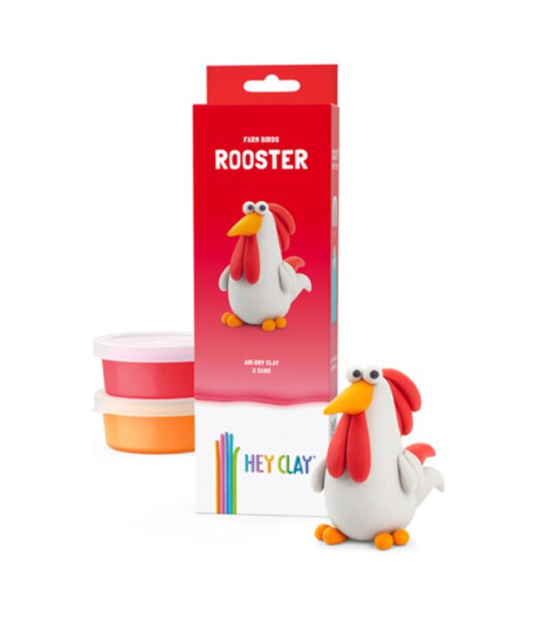 Klei Hey Clay Rooster 3 potjes. 1437633; 2643736