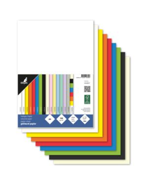 Papier Kangaro A4 120 grams 100 vel assorti. K-0043F415; 2424722