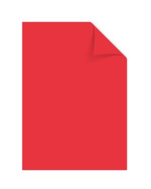 Papier Kangaro A4 160 grams pak à 50 vel rood. K-0039-075; 242753