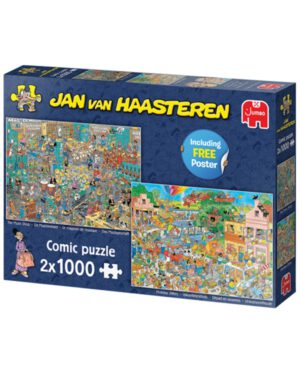 Puzzel JvH De Muziekwinkel en Vakantiekriebels 2x1000st. 613-0490; 2414714