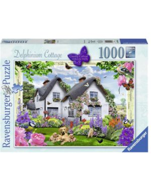 Puzzel Ravensburger Delphinium Cottage 1000 stukjes. 613-4964; 2247130