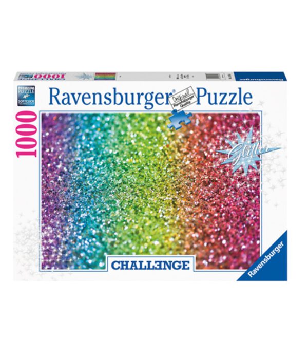 Puzzel Ravensburger Challenge Glitter 1000 Stukjes. 613-7456; 2432827