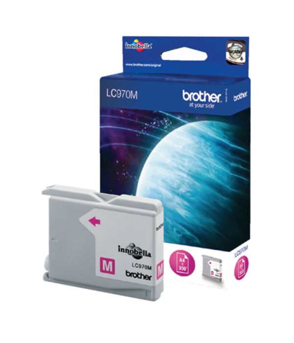 Inktcartridge Brother LC-970M rood.411851; 1109260