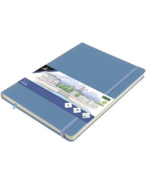 Schetsboek Kangaro A4 sky blue 80 vel 140gr roomwit. K-861335; 2625864
