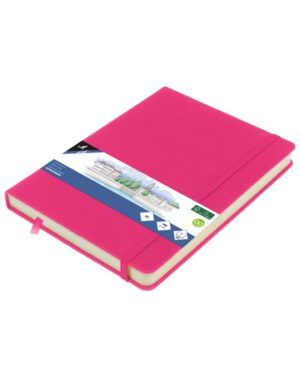 Schetsboek Kangaro A5 hot pink 80 vel 140gr roomwit. K-861290; 2618697