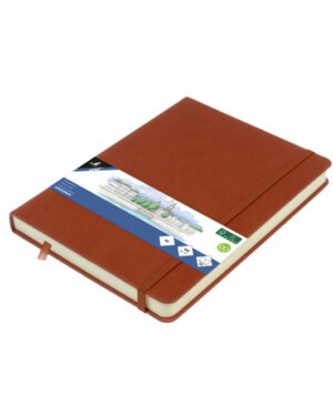 Schetsboek Kangaro A5 cognac 80 vel 140gr roomwit. K-861227; 2618676