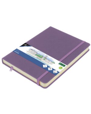 Schetsboek Kangaro A5 heather purple 80 vel 140gr roomwit. K-861293; 2618700