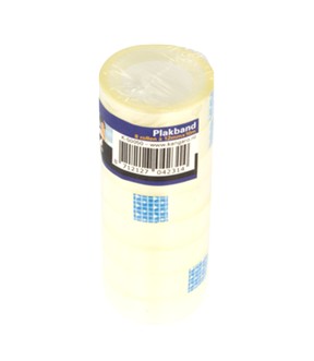 Plakband Kangaro 12mm breed, 10 meter per rol, 8 rollen. K-50050; 2426036