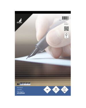 Schrijfblok Kangaro A4 lijn 60 grams 100 blad. K-5504; 2426056