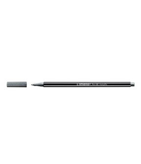 Viltstift Stabilo Pen 68/805 medium metallic zilver. 633256; 2131870