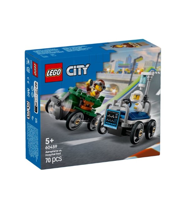 Lego City 60459 Raceautopakket: vliegtuig vs. ziekenhuisbed.2015216; 2614820