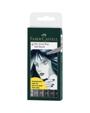 Pitt Artist Pen Faber Castell Soft Brush India ink pen. FC- 167806;