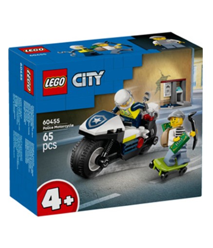 Lego City 60455 Achtervolging Op Politiemotor. 411-1245; 2644921
