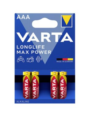 Batterij Varta Longlife Max Power AAA blister a 4 stuks. VA-4703101404