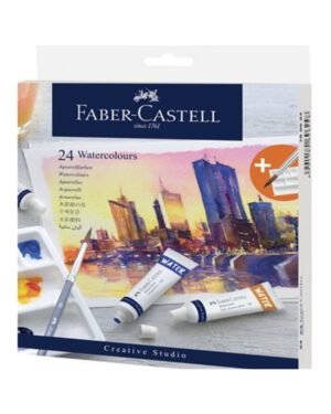 Waterverf Faber-Castell 24 stuks assorti kleuren