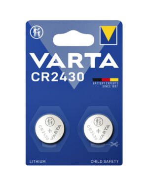 Batterij Varta knoopcel 2x CR2430 lithium. 413865; 2083229