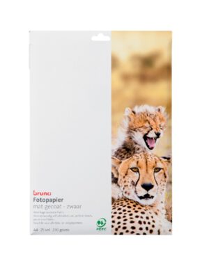 Fotopapier Bruna A4 230gr mat glans 25vel. 796194; 1166002