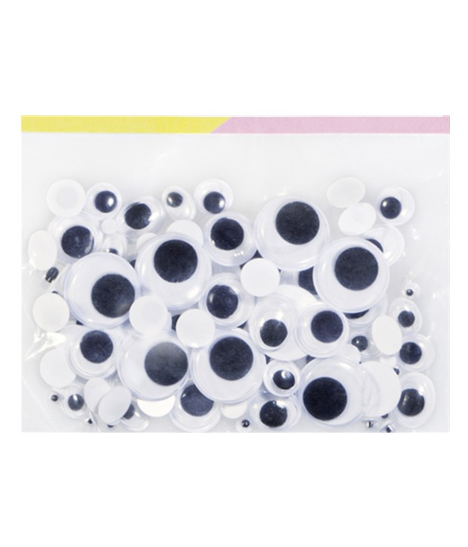 Wiebel ogen 100 stuks. 192341; 2140556