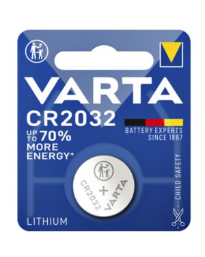 Batterij Varta knoopcel 1x CR2032 lithium. 413777; 1179449
