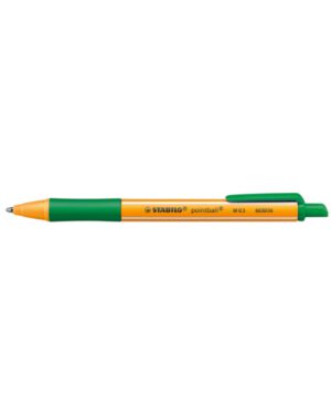Balpen STABILO pointball medium groen. 610414; 2027370