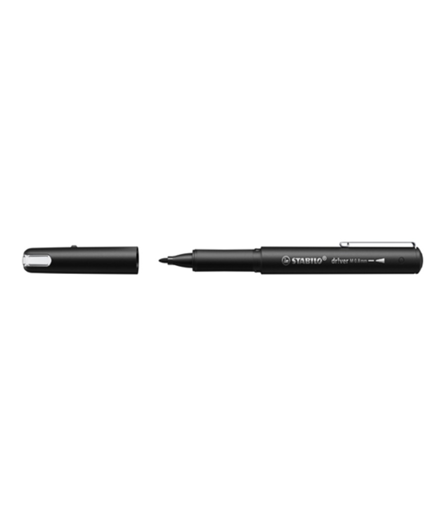 Fineliner STABILO dr!ver medium zwart. 1089/46; 2604166